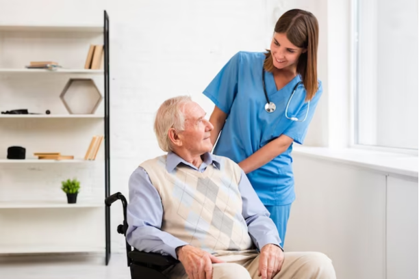 elderly caregiver in dubai